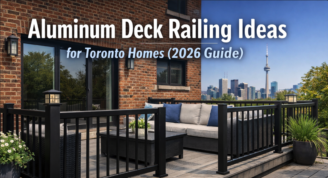 Toronto Aluminum Deck Railing Ideas Costs (2026)